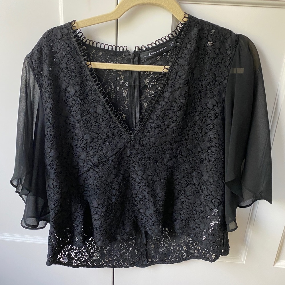 Black Laced top